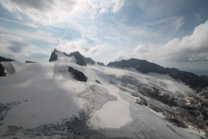 Der Rekordsommer setzt dem Gletscher zu