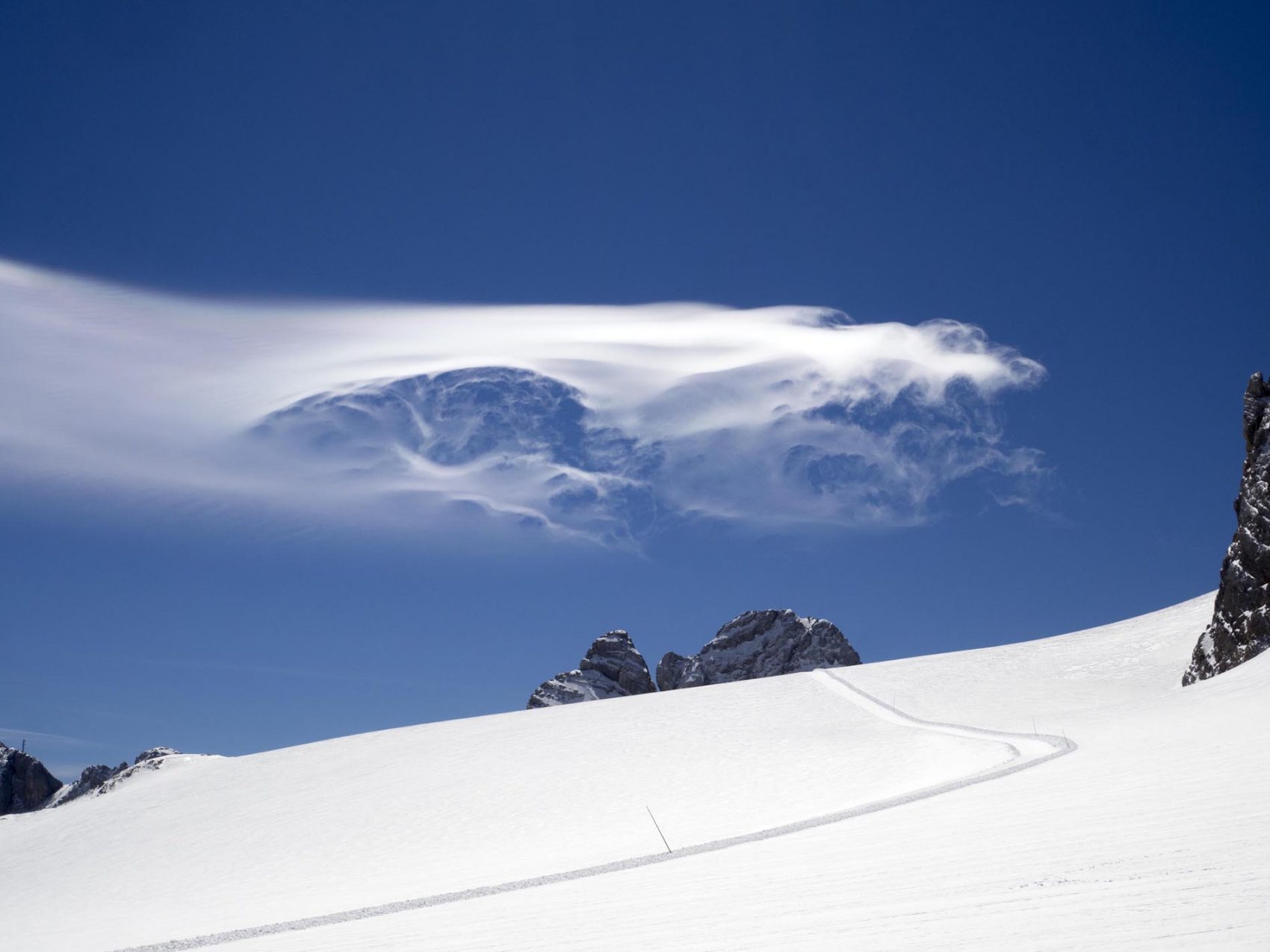 Frühjahrsbegehung am Hallstätter Gletscher
